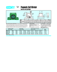 Thumbnail of document Data Sheet - BPV-5  Pneumatic Ball Vibrator